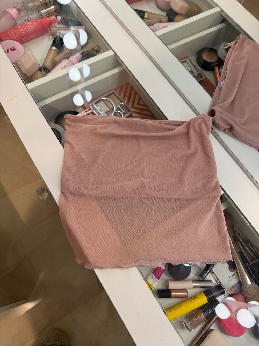 Stradivarius Dusty Rose top